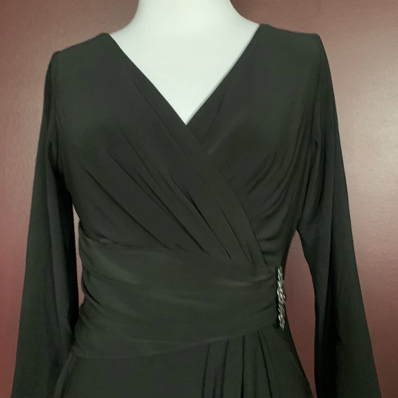 NWT Chaps Black Dress - Picture 2 of 7
